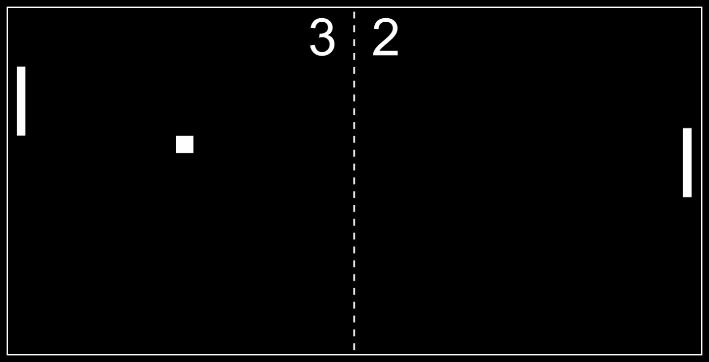 Screenshot of Ping Pong game project